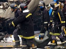 Feuerwehr
                mit Leichen in Scken
