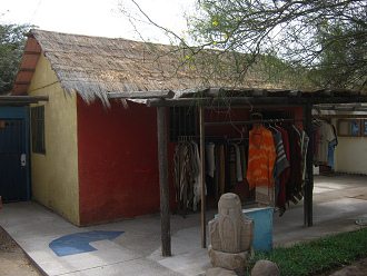 Pueblo artesanal de Arica, casa de
                            tejidos