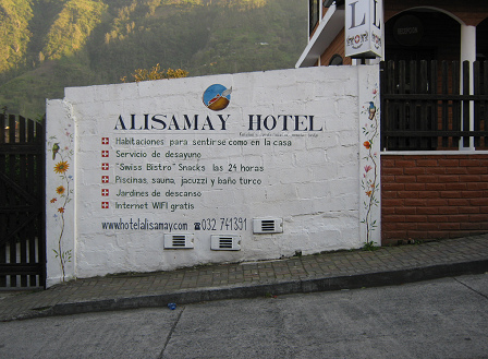 Hotel Alisamay, die Versprechungen mit
                          "Qualitt, Zuverlssigkeit und zum
                          richtigen Preis"