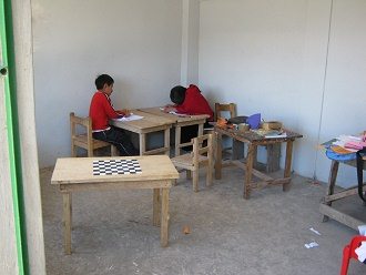 El cuarto de tareas de la escuela
              "Katitawa"