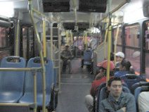 Abreise von Guayaquil am frhen Morgen
                          mit einem Metrobus der Metrova
