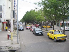 Machala, cruce con avenida
