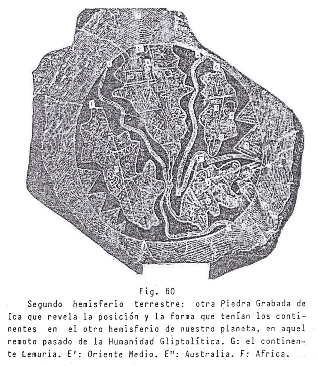 Fig. 60: Segundo
                                Hemisferio terrestre de la constelacin
                                de continentes de antes (p.60)