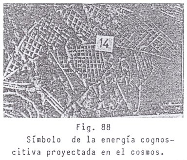 Fig. 88: smbolo
                            de la energa cognoscitiva proyectada en el
                            cosmos