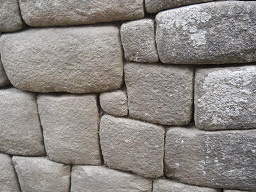 Machu Picchu, Inkazimmer: Nahaufnahme der Mauer der Schlafnische 1