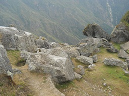 Machu Picchu, der grosse Steinbruch 2