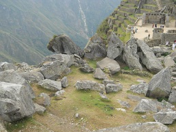 Machu Picchu, der grosse Steinbruch 3