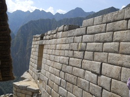 Machu Picchu, die Mauer des Sonnentempels, Nahaufnahmen 6