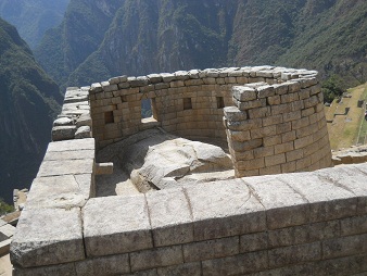Machu Picchu, der Sonnentempel, die Sicht von oben