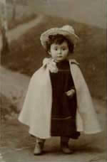 Maria Reiche ca. im
                        Jahre 1907, ca. 4 Jahre alt