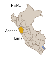 Mapa del Per con
                          la posicin del departamento de Ancash