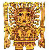 Wiracocha,
              Viracocha, Huiracocha, Wiraqucha, creador del mundo y sus
              criaturas segn la religin incaica
