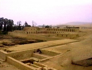 Pachacamac, sitio
                          de excavacin