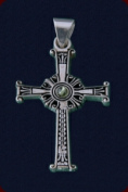 Amuleto en forma
                          de una cruz
