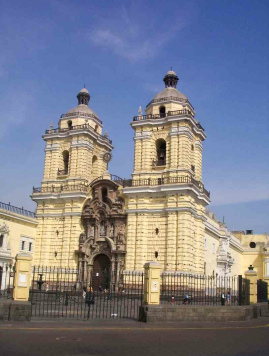 Lima, iglesia
                          neoclsica colonial San Francisco