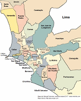 Mapa de Lima con los
                                          distritos
