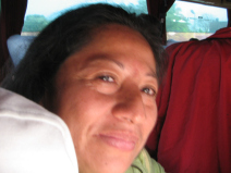Busnachbarin aus Iquitos, Portrait