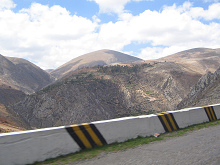 Anstieg und Berge zwischen Tarma und La
                        Oroya