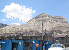 La Oroya, barrio de la periferia en el
                        cerro