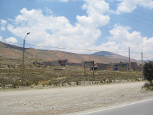 Dorf in der Sierra-Hochebene