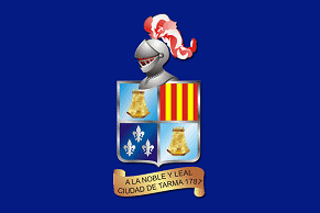 Tarma, Wappen mit spanisch-rassistischer
                          Ritterrstung